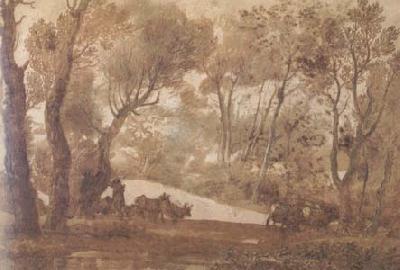 Claude Lorrain Pastoral Landscape (mk17)